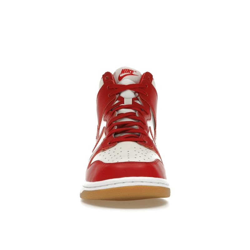 Nike Кроссовки женские Dunk High Gym Red Sail Gum Gum-светло-коричневые белые DD1869-114