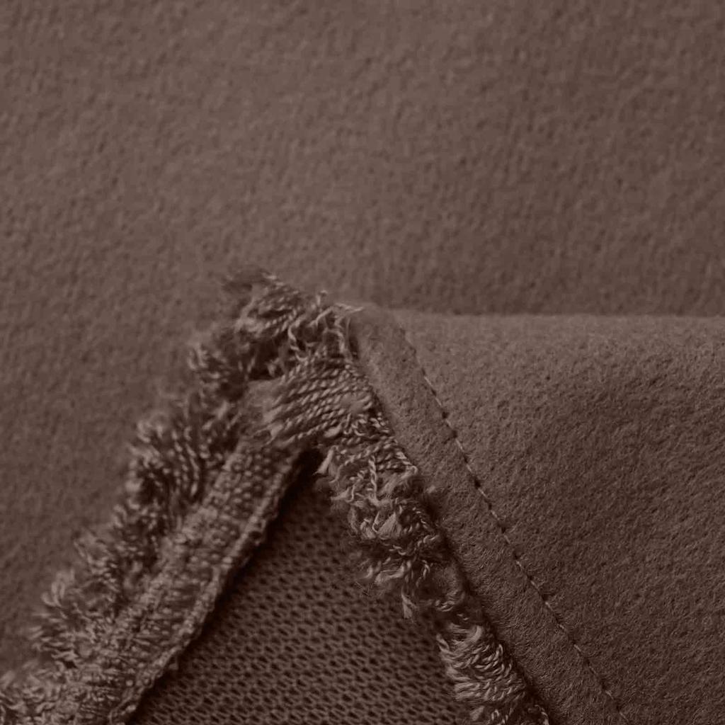 Women's Casual Crewneck Long-sleeve Tassel Woolen Solid Color Coat