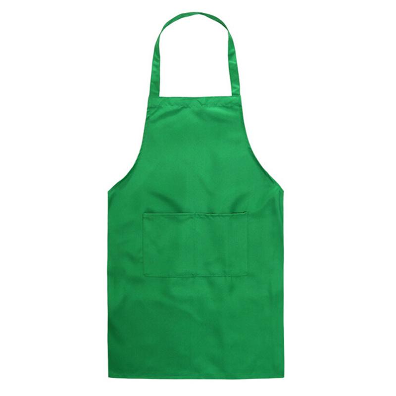 Kitchen Convenience Store Solid Color Apron Adjustable Bib Apron Dress Men Women Kitchen Restaurant Chef Classic Cooking Apron