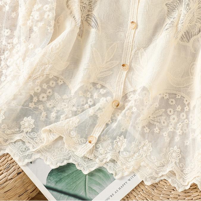 DIMANAF 2025 Летняя Женская Кружевная Футболка Базовая Новая Модная Майка Кружевные Футболки Повседневные Свободные Футболки