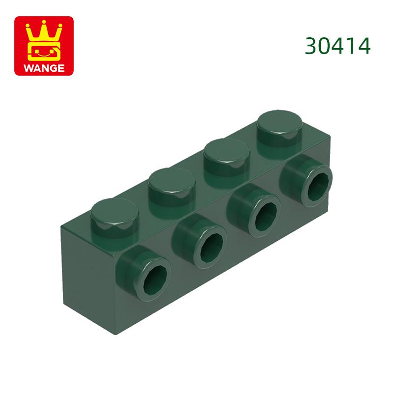 Нетоксичный 63 шт./лот 30414 Модифицированный 1x4 с шипами сбоку Цветные детали MOC Аксессуары Совместимые с Кирпичиками DIY Детская игрушка Конструктор