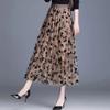 Women High Waist Long Mesh Skirt Tulle Skirt Women Elastic Women Pleated A-line Skirt Female Midi Skirt