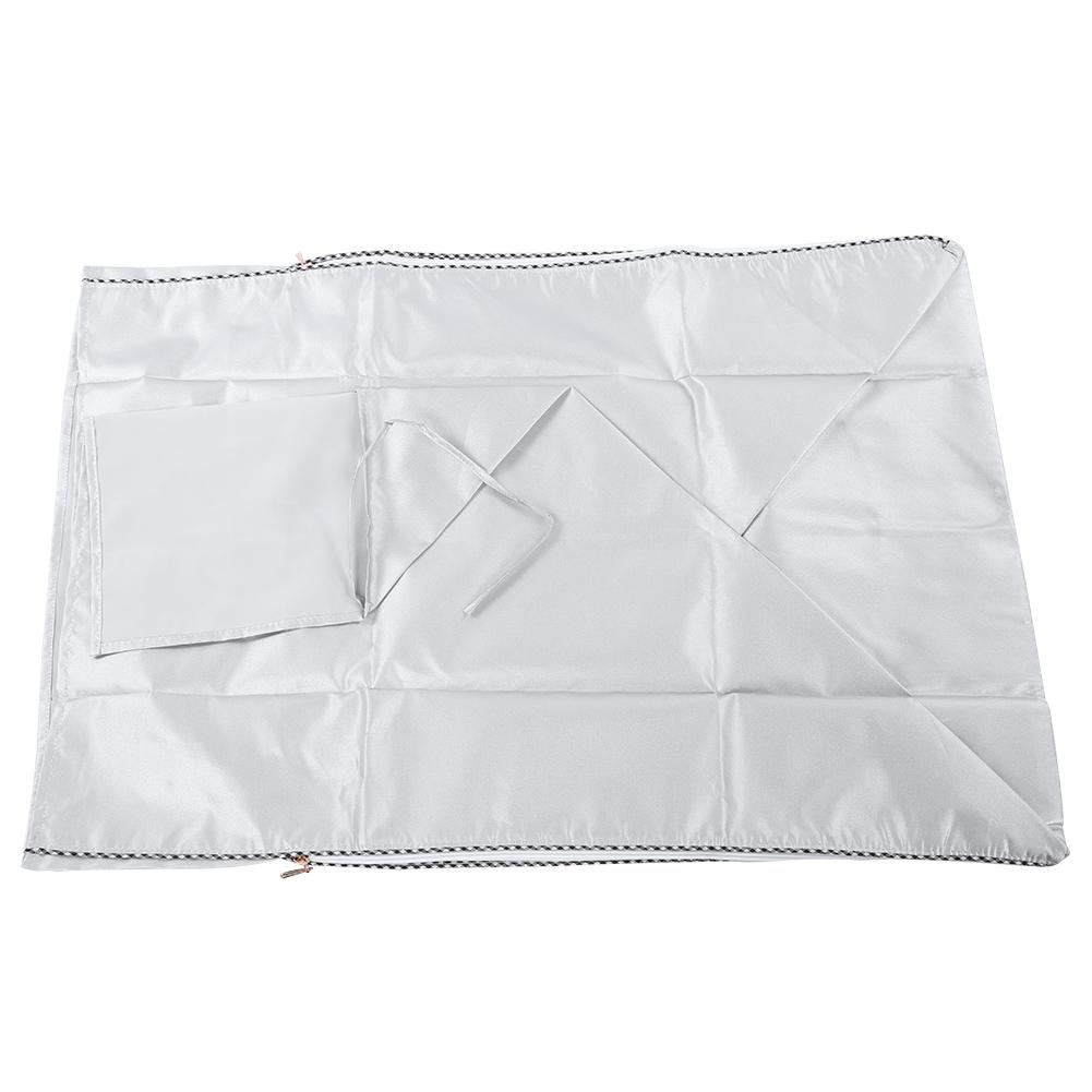 Бытовой универсальный водонепроницаемый солнцезащитный чехол для стиральной машины пылезащитный аксессуар(Серебряный