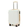 Rikopin Carry Carry Dial Lock Zipper Type [RRikopin] Suitcase, Carry-on, Large, Case, Bag, Type, Ultra-lightweight, Cute, [S Size/white Beige]