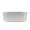 336x336x125mm RV Sink 304 Stainless Steel Large Capacity Scratch Resistant for Camper Yacht Boat