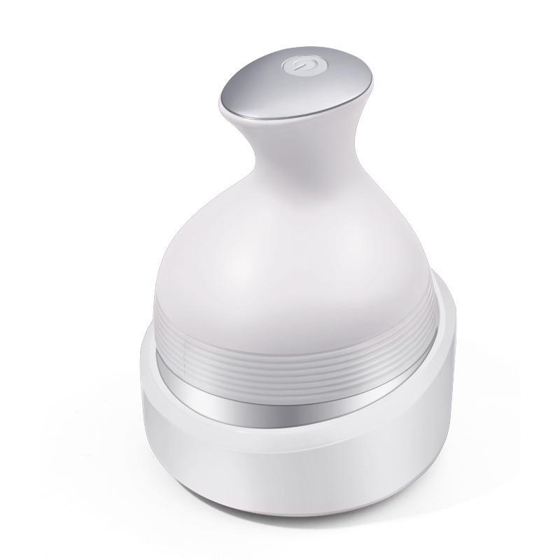 Electric Cordless Vibrator Hair Scalp Massager With Kneading 4 Massage Nodes Handheld Head Scratcher Massager Stress Relax