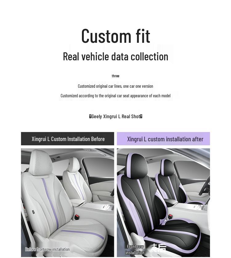 Geely Xingrui L All-Season Perforated Leather Seat Covers