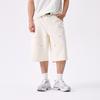 MLB MONOGRAM SS25 Джинсовые шорты Мужские Белые 3LDPM0253-50CRD