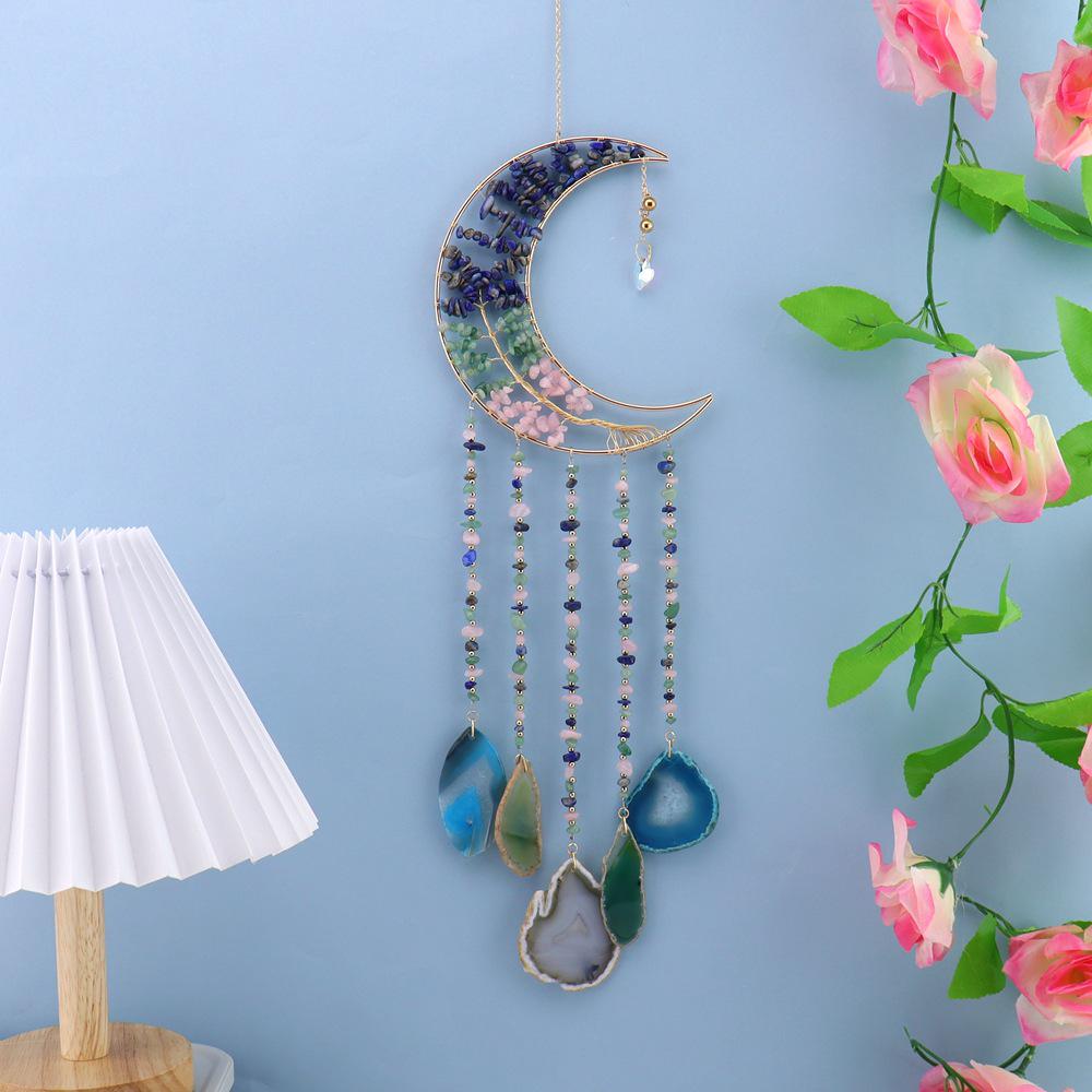 Агат 'Древо Жизни' - Кристальный кулон, ручная работа