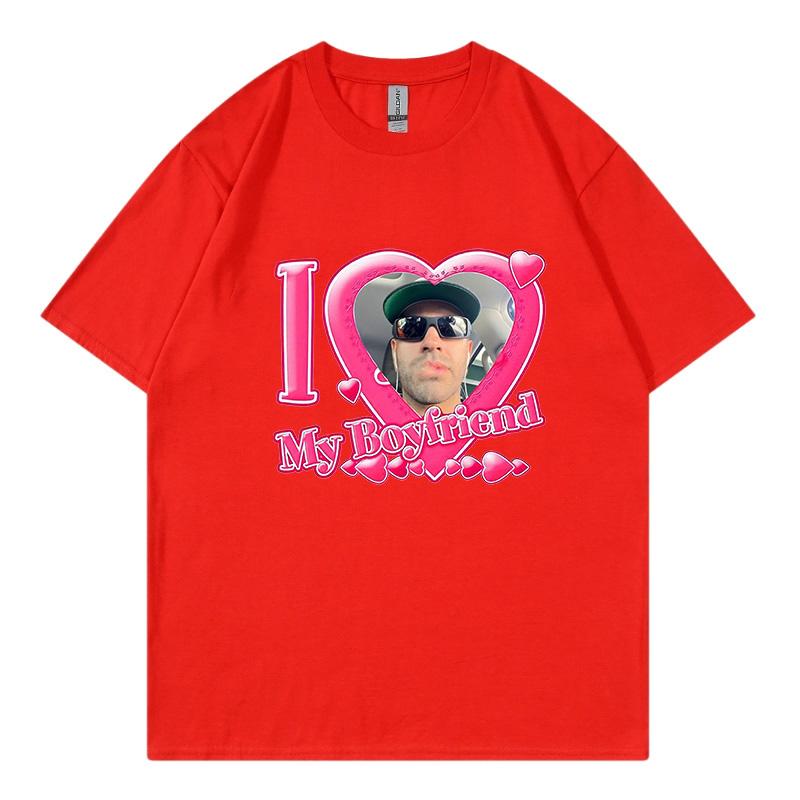 Футболки унисекс Ferxxoo Love Is My Boyfriend, ретро унисекс/женская толстовка с рисунком, винтажная летняя хлопковая футболка, футболка унисекс, классические топы
