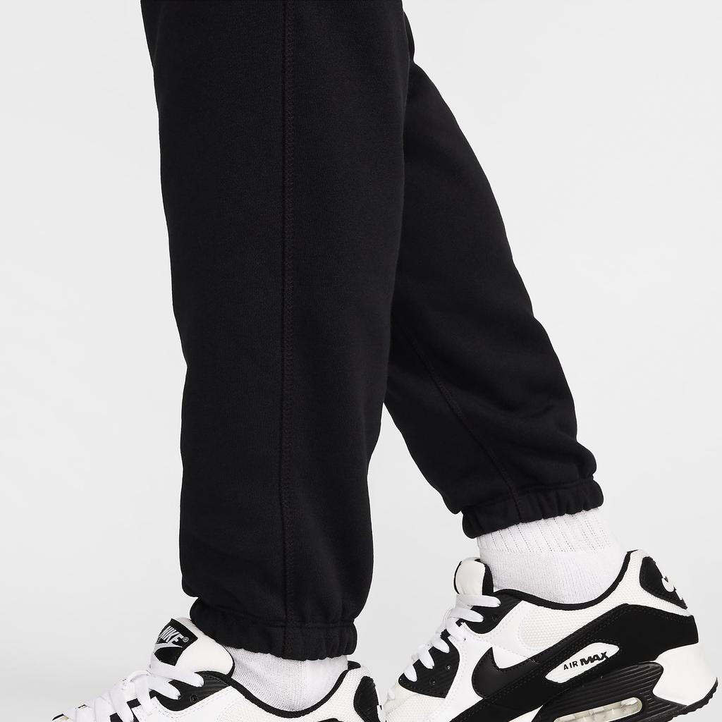 Nike Club French Terry Cuff Pants Soft Breathable Drawstring Casual Pants Men Pants Black FZ0767010