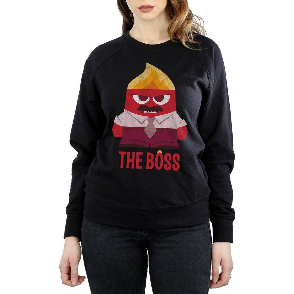 Disney Womens/Ladies Inside Out Anger The Boss Sweatshirt