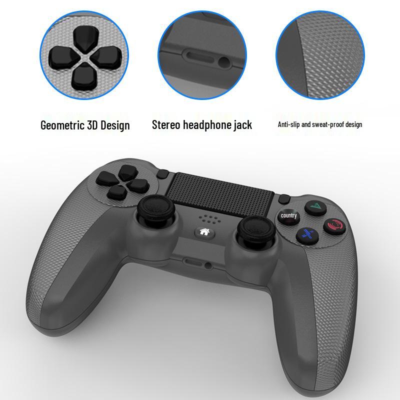 New Wireless Bluetooth P4 Game Controller with Six-Axis Vibration