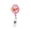 Easy To Pull Retractable Badge Reel Name Card ID Card Holder Girl Boy Badge Holder Clips  Work Card