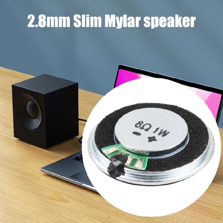 28мм динамики полночастотные громкоговорители 8 Ом 1 В для выступлений или мультимедиа и аудиальные динамики рупор