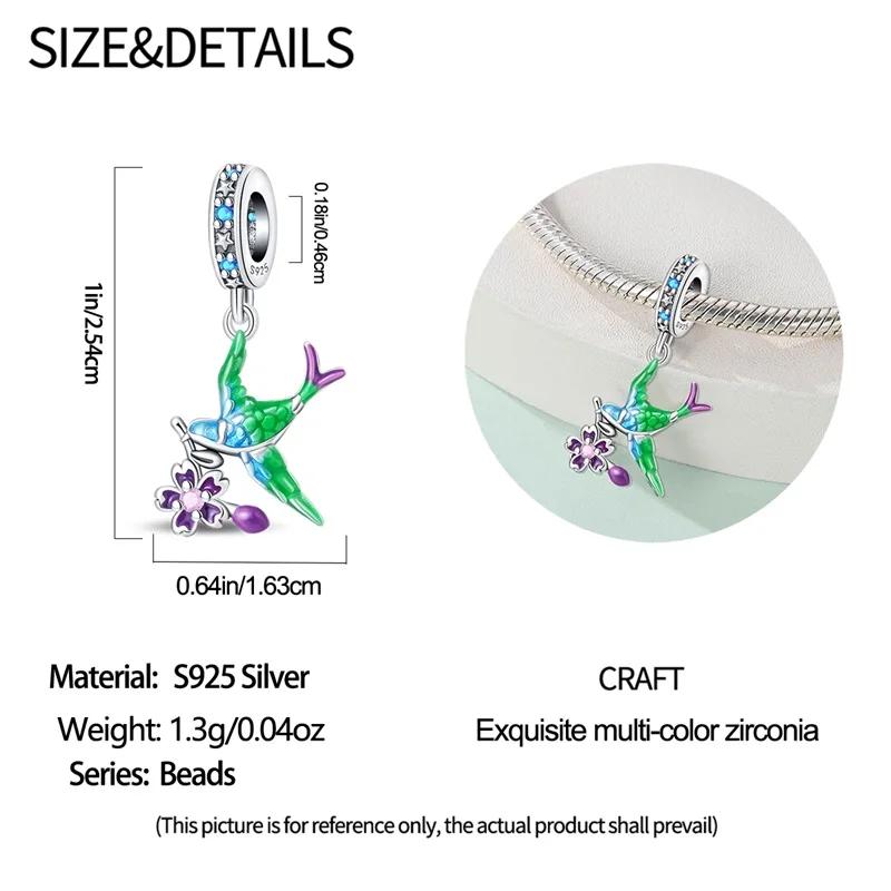 Медный Букет Цветов Кот Ласточка Улитка Бабочка Подвески Шармы Бусины Подходят для Браслета DIY Подарок на День Рождения