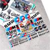 FD20-FD19-FD17-Vinyl For BMW Sticker Logo Motorcycle Tank Helmet Decal Kit For BMW E93 F10 F20 F30 F40 F15 F25 F26 F31 F49 F86 M3 M5 X3 x1 e46