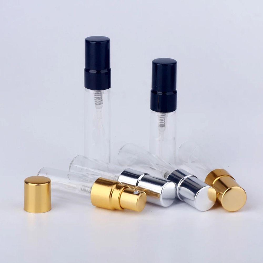 Gold Silver Cap Cosmetic Container Perfume Atomizer Refillable Glass Bottle Spray Bottle