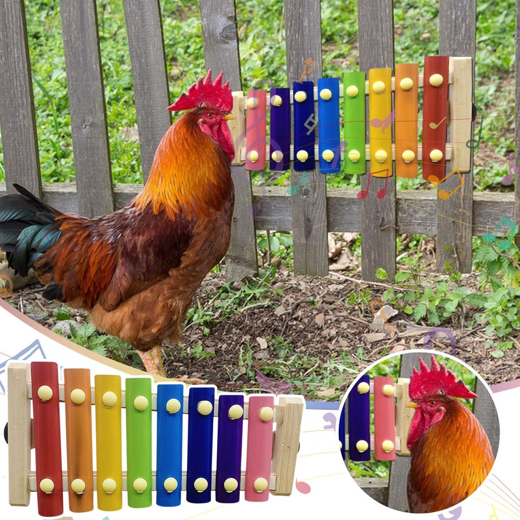 Chicken Coop's Harp Chicken Xylophone Toy Hen Xylophone Toy Henhouse Dog Toy Henhouse