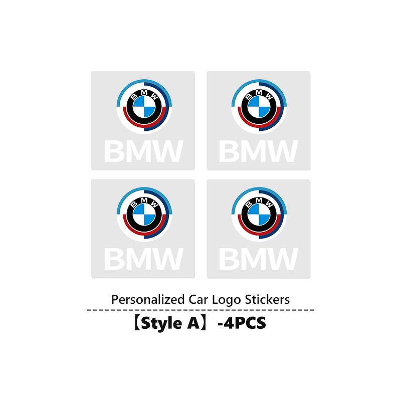 ADZW9 Car Logo Sticker Crystal Auto Stickers Fuel Tank Decor Accessories For BMW 1 3 4 5 6 7 Series M X1 X3 Performance Alpina G20 F20