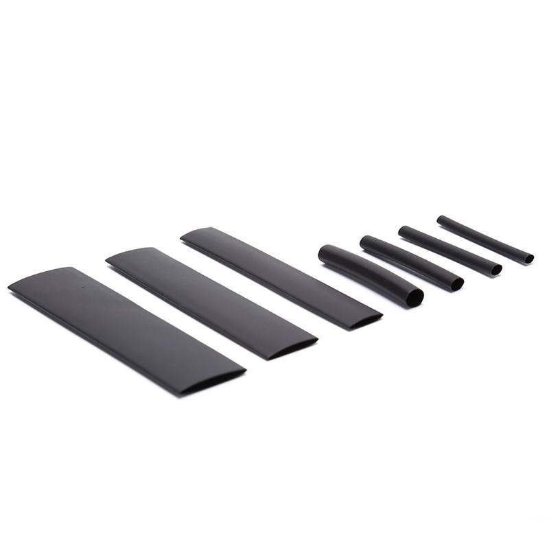 127 шт. черный клей, атмосферостойкие термоусадочные трубки, набор ассортиментных трубок