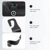 2Pcs Car Seat Back Hooks Multi Function Hanging Bag Hook For Mitsubishi ASX Lancer Mirage Pajero Attrage Xpander Outlander