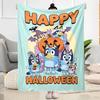 Halloween Bluey Gang Blanket Soft & Cozy Suitable for Sofa Couch Bed Four Seasons Multipurpose Modern Style Birthday Christmas Gift Blanket