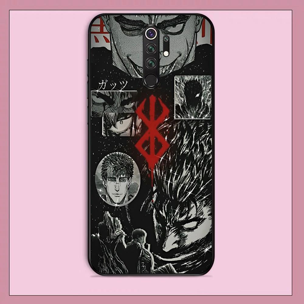 Чехол для телефона Berserk для Redmi Note 4 X 5 A 6 7 8 T 9 9S 10 11 11S 11Epro Poco M3 pro