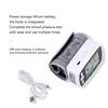 Rechargeable Wrist Blood Pressure Monitor Automatic Digital Heart Rate PR Measure Meter
