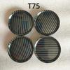 Carbon Fiber Weave No Logo Car Wheel Center Caps T75 K60 R60 56MM Wheels Hub Cap Rim Hubcaps Dust Cover Replace Car Accessories