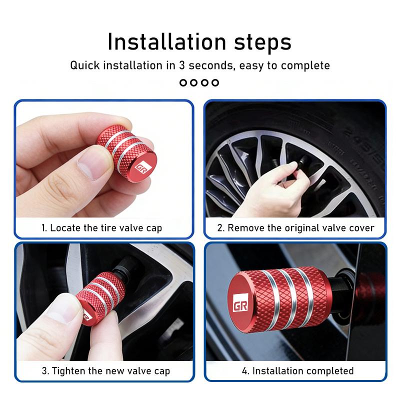 Для Toyota 4/8 шт. Колпачки на клапан колеса автомобиля Покрышки Колпачки на вентиль диска Покрышки от пыли Корона Королла YARIS L Auris C-HR Hilux Vios Rav4 Prius