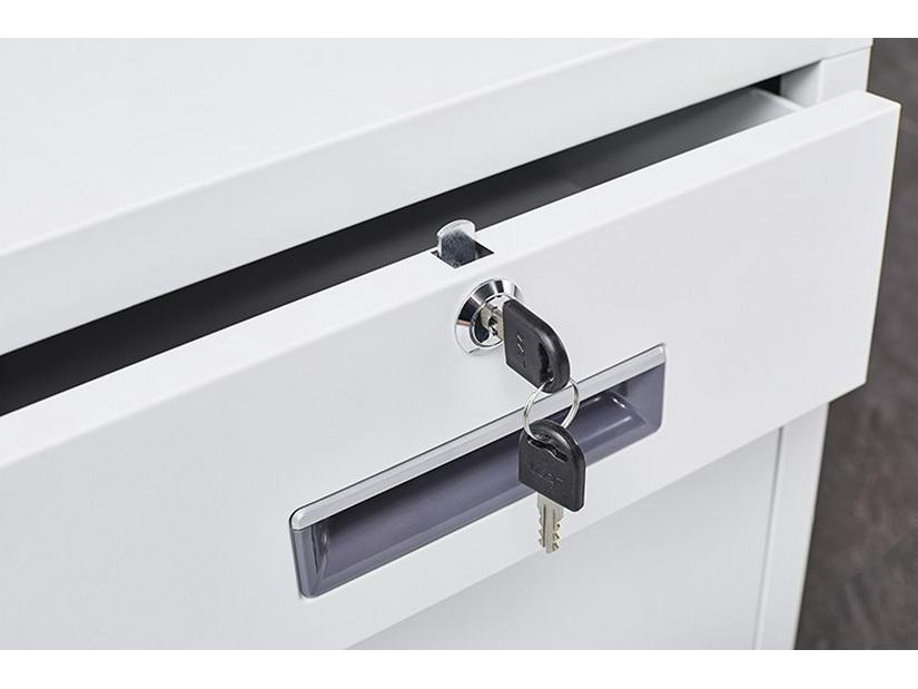 Steel Office Filing Cabinet - Under Desk Storage Drawer