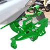 Для KAWASAKI ER5 ER-5 ER 5 2003 2004-2005 мотоциклетный номерной знак, рамка-держатель, кронштейн, регулируемый угол со светодиодом