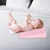 Подушка для сна младенца, пена с эффектом памяти, клиновидная подушка для грудного вскармливания, антирефлюксная подушка для младенцев с чехлом на молнии для мальчиков и девочек, детская кровать