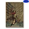 Attack On Titan Season 4 Poster Retro Kraft Paper Posters Prints Anime Decor Home Living Room Bar Art Painting Wall Stickers