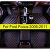 Автомобильные коврики для Ford Focus 2006 2007 2008 2009 2010 2011 Автомобильные коврики для ног Покрытие ковром салона Аксессуары для интерьера