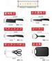 Нож Irai Utaki Nakiri Kosantoku Petty Kitchen Cutting 6 предметов с черной нержавеющей посудой для дома Номер модели Черный набор, Нож, Нож, Нож,