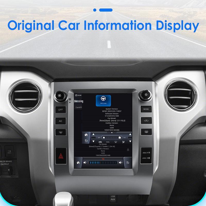 9,7-дюймовый вертикальный экран Carplay Android HD Навигация для Toyota Tundra 2013-18