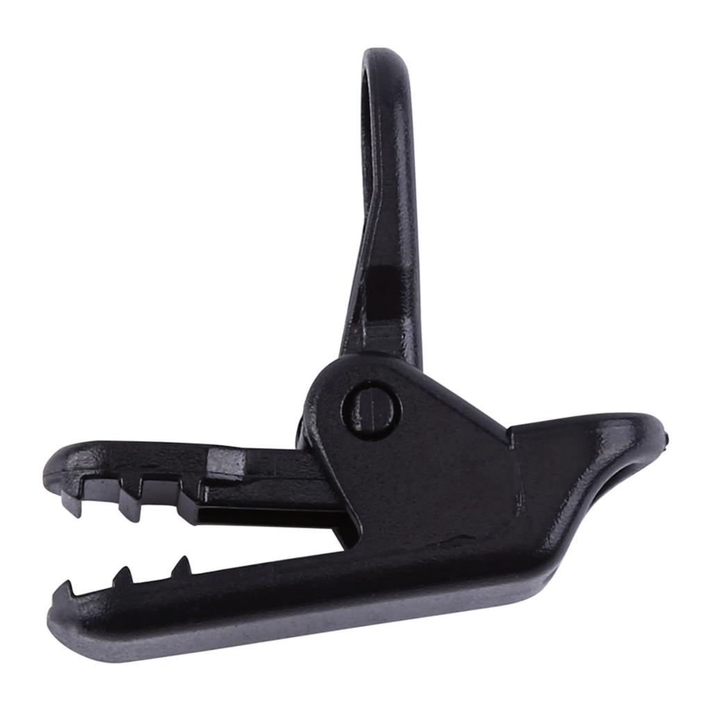 20 шт. мешок Черные зажимы-ловушки Челюсть Палаточные кнопки Кемпинговые зажимы Зажимы для натяжения палатки Для улицы