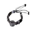 High-end Black Beaded Bracelet Exquisite Chinese Style Resin Stone