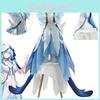Waves Wuthering Shorekeeper Cosplay Costume Woman Dress Game Party Role Play
