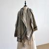 Autumn And Winter Imitation Cashmere Scarf For Women'S High-End Sense Of Light Luxury Shawl With Warm And Thickened Scarf