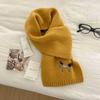 Pony Embroidery High-Quality Wool Scarf Women'S Season Warm Knit Couple Scarf Men