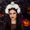 Exaggerated Skull Head Headband Halloween Decor Gothic Flower Hairband  Festive Decorations