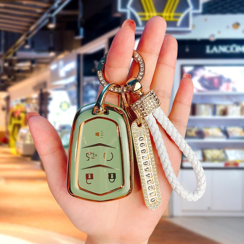 Premium Key Cover for 2022 Cadillac XT5/XT4/CT6/ATSL/XTS