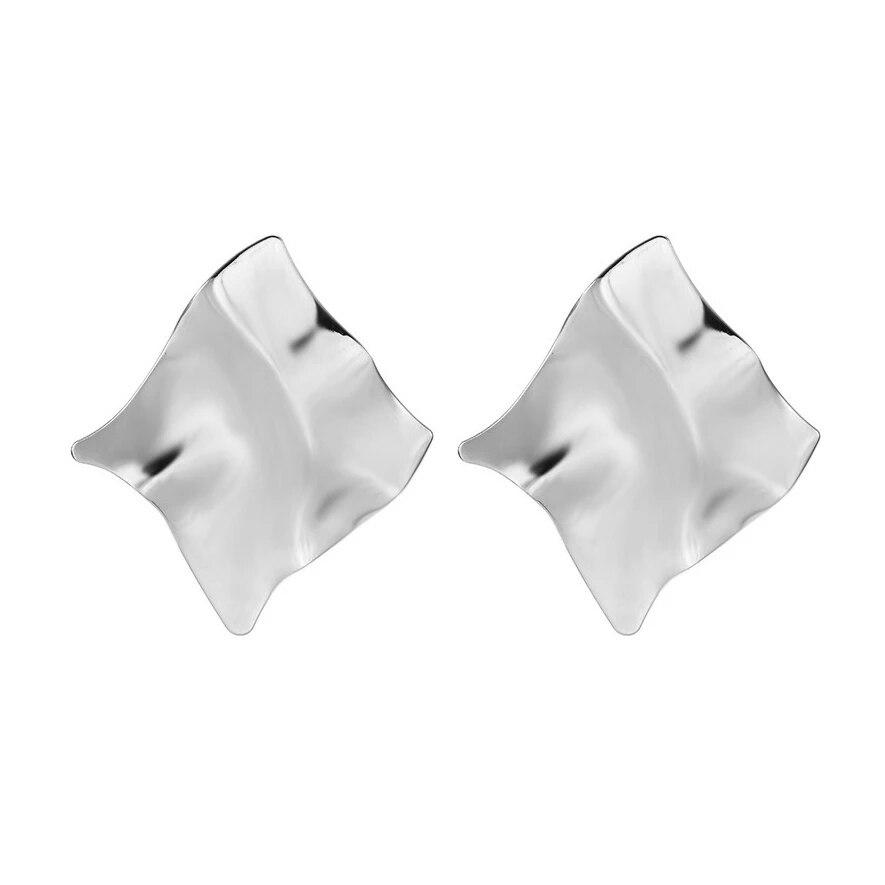 Новые модные массивные металлические геометрические серьги-подвески для женщин, крутые серьги золотого цвета в стиле панк, круглые витые висячие украшения для ушей