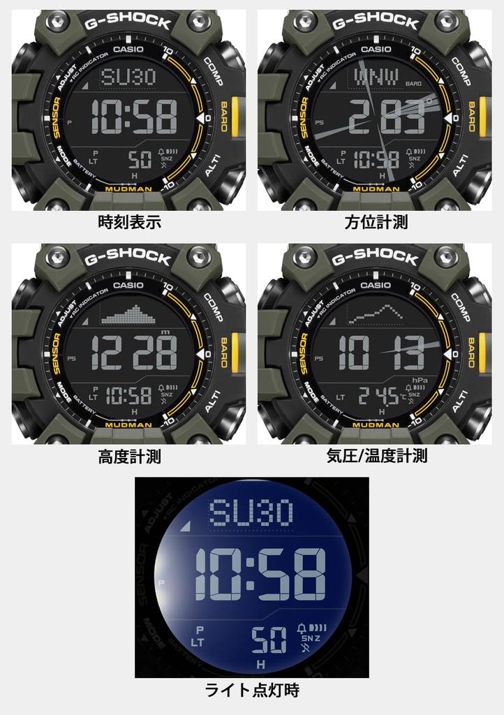 Watch MUDMAN Radio Solar Biomass Plastic Car Key [Casio] G-Shock [] GW-9500-3JF Men's