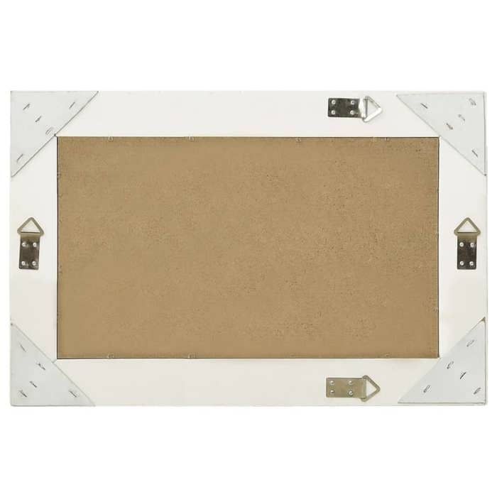 VidaXL Wall Mirror Baroque Style 60x40 Cm White 320328