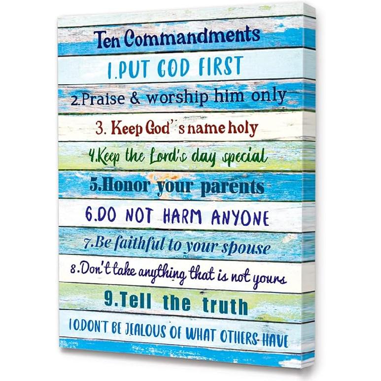 LISTNGBO Bible Verses Canvas for Kids, I Am Child Of God Scripture Wall Art, Christian Religious Wall Decor, Ready to Hang for