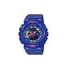 BABY-G Серия тематических Крутые спортивные часы Кварцевый механизм Ремешок из смолы Японские и корейские часы Женские часы Серый циферблат BA-112-2A